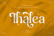 Thalea || Modern Retro Serif Font, a Serif Font by Ermedia Studio (Thumbnail 1 of 10)