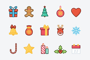 20 Christmas Icons