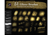 51 Glitter Brushes for Procreate, a Brush Add-On by Lucrumplus (Thumbnail 1 of 2)