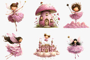 Pink fairy clip-art, an Illustration by CreationArt (Thumbnail 2 of 5)