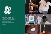 Brown Things Mockup Set - Vol 2, a Product Mockup by DOBE Studio (Thumbnail 1 of 4)