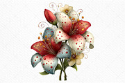 Whimsical Spring Lily Flowers PNG, an Illustration by Craft Nest (Thumbnail 9 of 11)