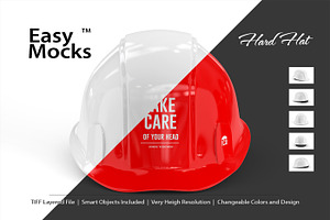 Hard Hat Mockup Set