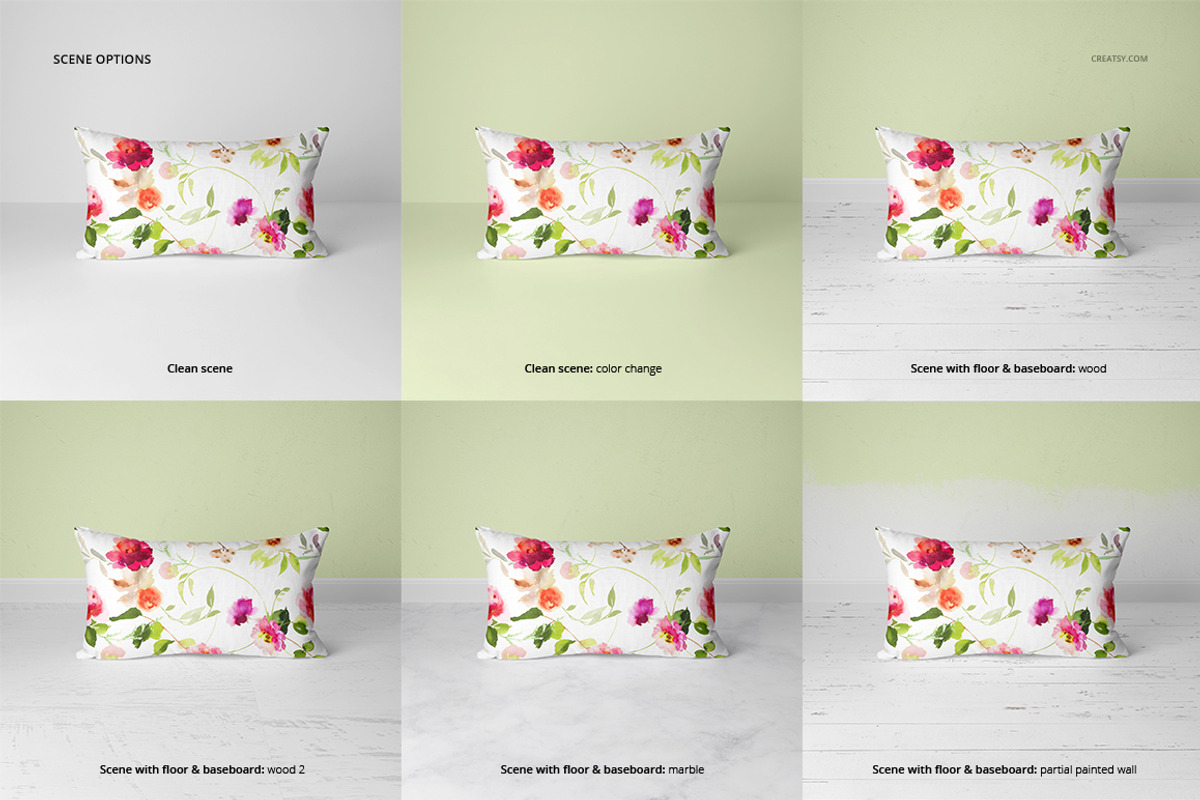 Fabric Factory v5 Rectangular Pillow, a Household Mockup by creatsy5 (Photo 6 of 22)