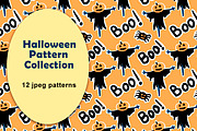 Cute Kawaii Halloween Patterns, a Pattern Graphic by Lagmar Design (Thumbnail 1 of 6)
