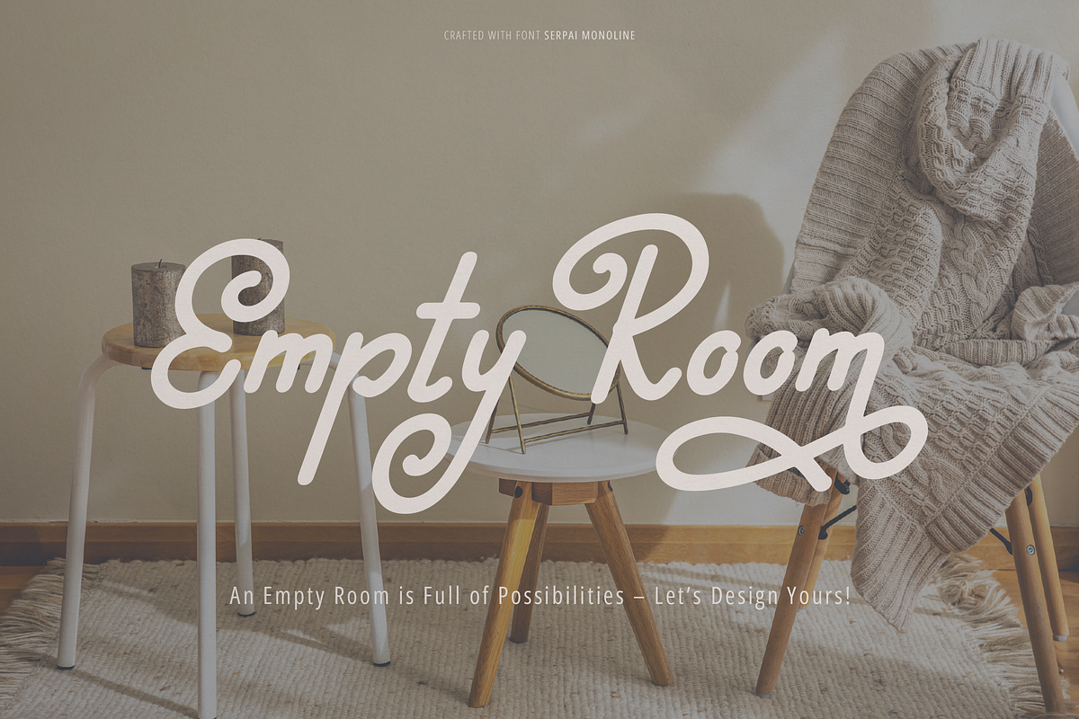 Serpai Monoline | Handwritten Font, a Handwritten Font by gracetype_studio (Photo 8 of 17)