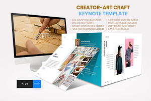 Creator-Art Craft Keynote Template