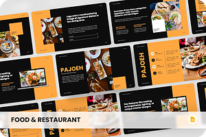 Food & Restaurant Google Slide, a Presentation Template by SquidPixey