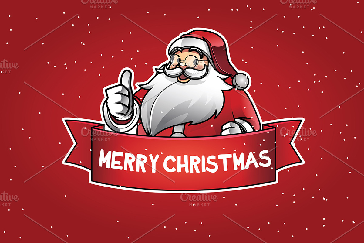 Santa Claus Mascot KIT, an Illustration by Diditpranata (Photo 5 of 5)
