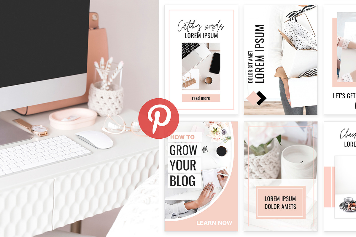 SALE! Ladyboss Pinterest Templates, a Social Media Template by SwitzerShop (Photo 8 of 8)