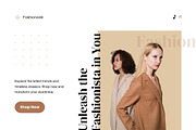 Fashion Sales Landing Page Template, a Landing Page Template by as.designzx (Thumbnail 2 of 4)