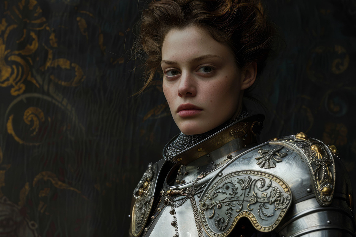 84 women knights in armor, a Person Photo by Handmadefont (Photo 10 of 13)