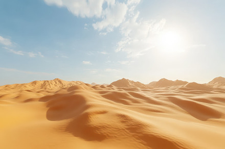 Desert landscape with soft sand dune, a Photo by Iftikhar Alam