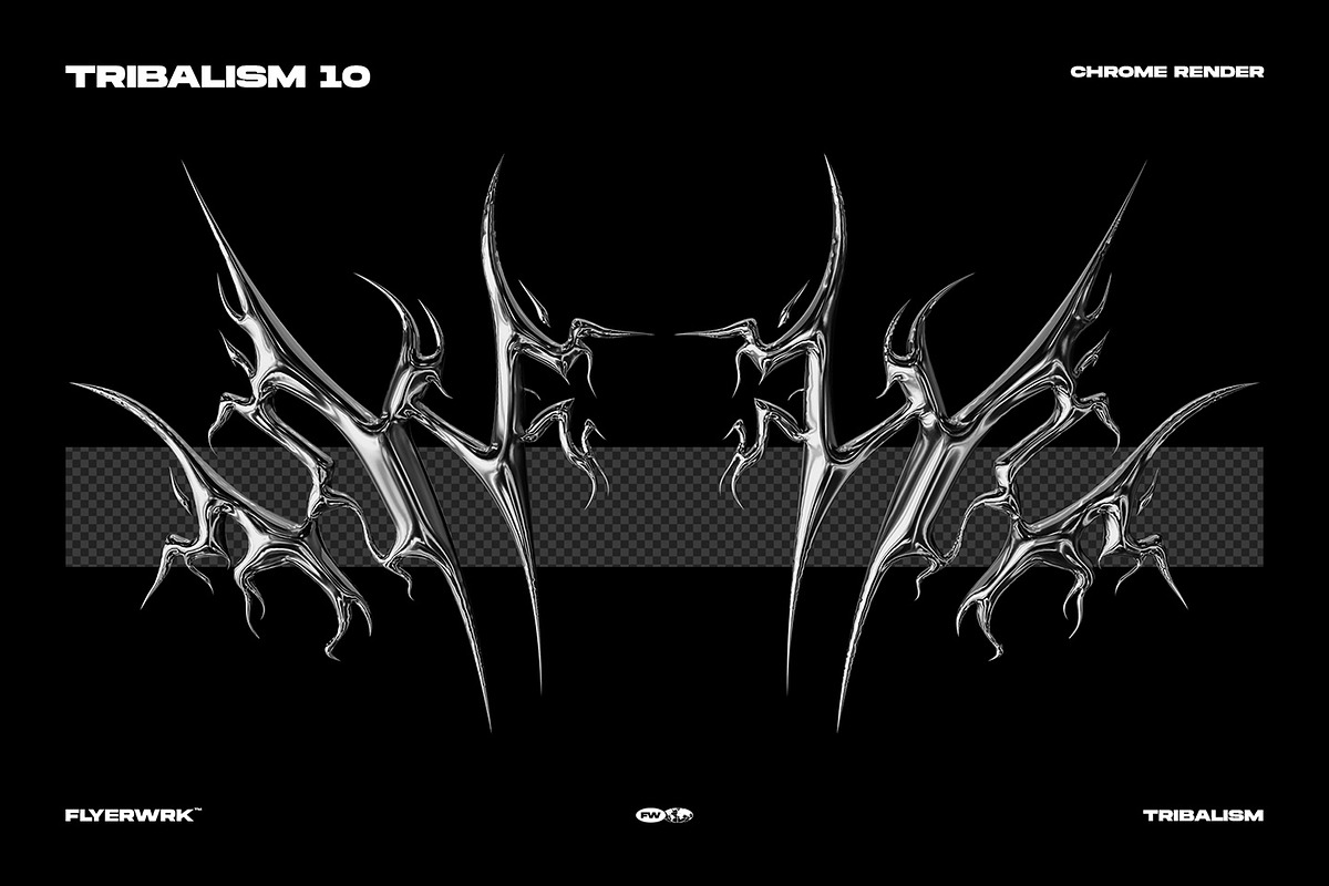 Tribalism - Vector Shapes, an Object Graphic by FLYERWRK (Photo 5 of 13)