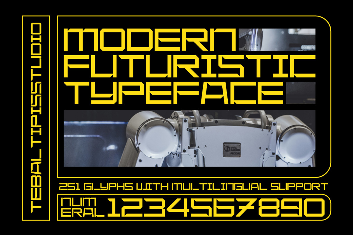Klase - Cyberpunk Font, a Sans Serif Font by tebaltipislab (Photo 9 of 9)