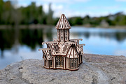 Gothic Castle Church - Laser Project, an Object Graphic by VectorPainter (Thumbnail 5 of 12)