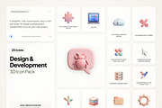 3D Design & Dev Icons, an Emoji Icon by River Visual (Thumbnail 1 of 5)