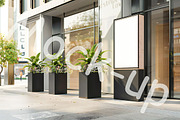 Blank Street Sign for Logo Mockup, an Advertising Mockup by VetalStock (Thumbnail 1 of 3)