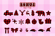 Plaid Chritmas Font, a Handwritten Font by Babymimiart (Thumbnail 7 of 9)