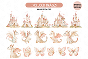 Princess Watercolor Clip Art, an Illustration by TatiMockup (Thumbnail 4 of 7)