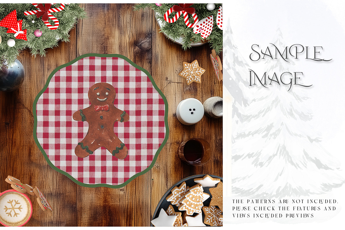Christmas Placemats Various Types, a Product Mockup by mock-ups (Photo 24 of 25)