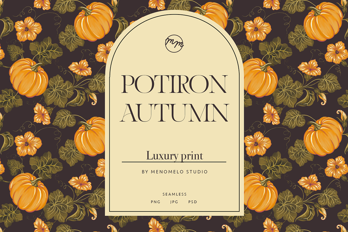 Potiron Autumn, a Seasonal Illustration by MenoMelo Studio (Photo 1 of 9)