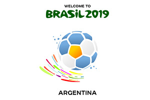 Vector illustration of a soccer ball