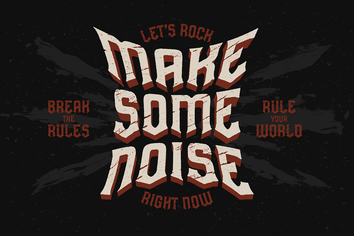 Predators Cuspid font preview 4