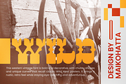 Gaider - Western Vintage Typeface, a Serif Font by MaikoHatta (Thumbnail 5 of 8)