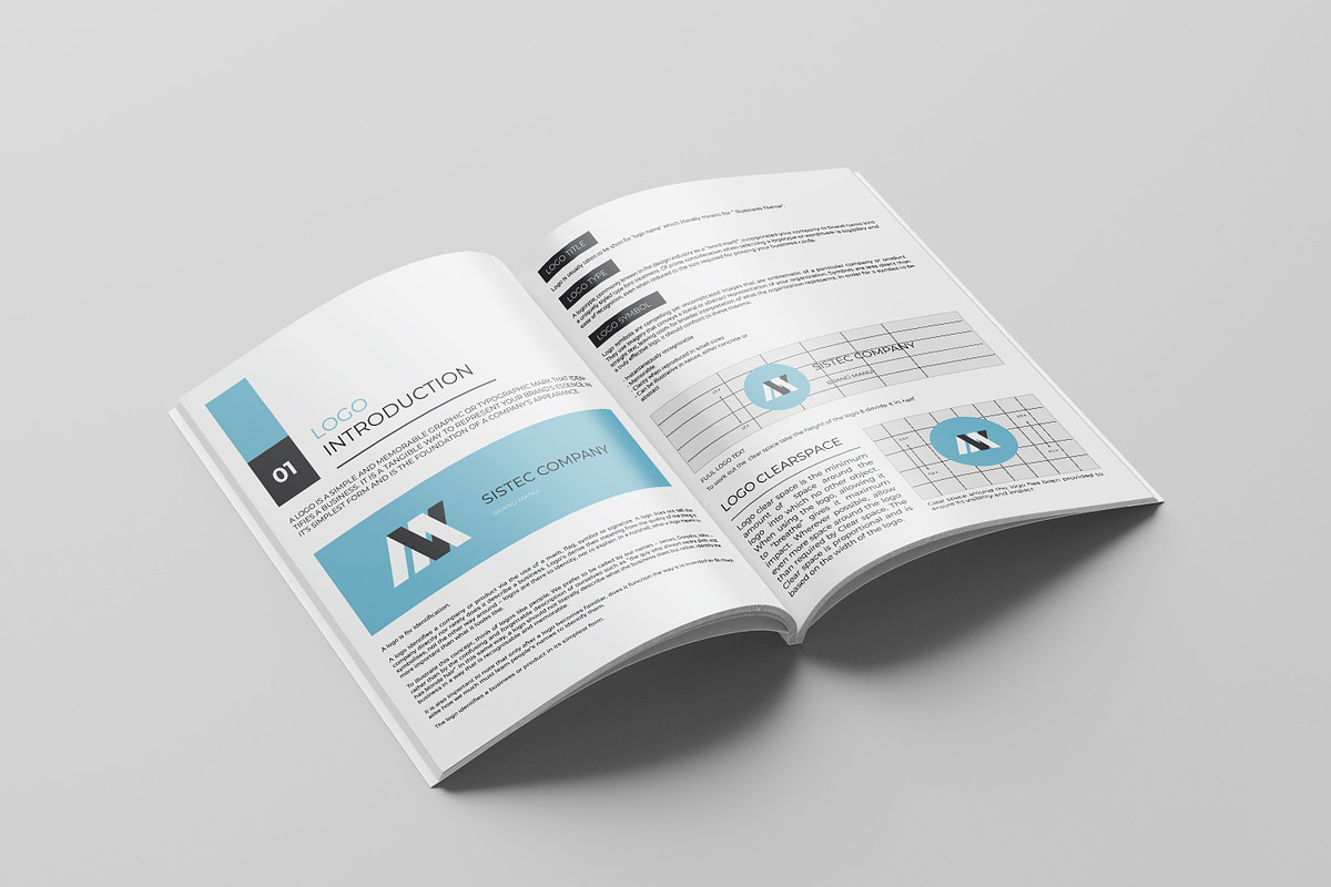 Brand Guideline Template, a Brochure Template by retrographix (Photo 3 of 9)