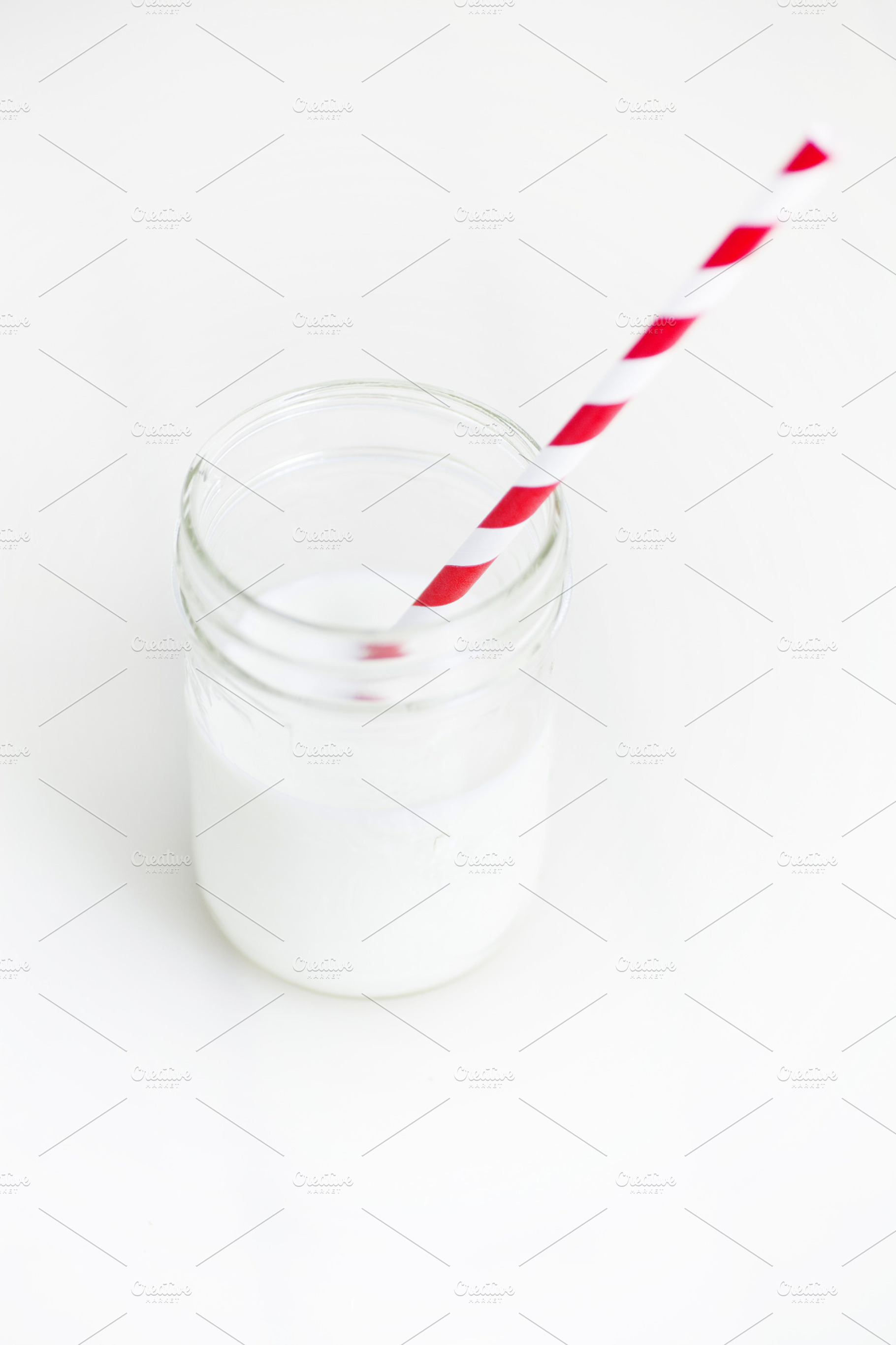 Milk With A Straw