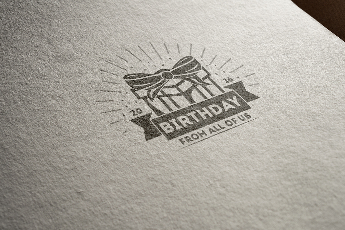 Birhday logo kit, a Branding & Logo Template by Alfazet Chronicles (Photo 8 of 13)
