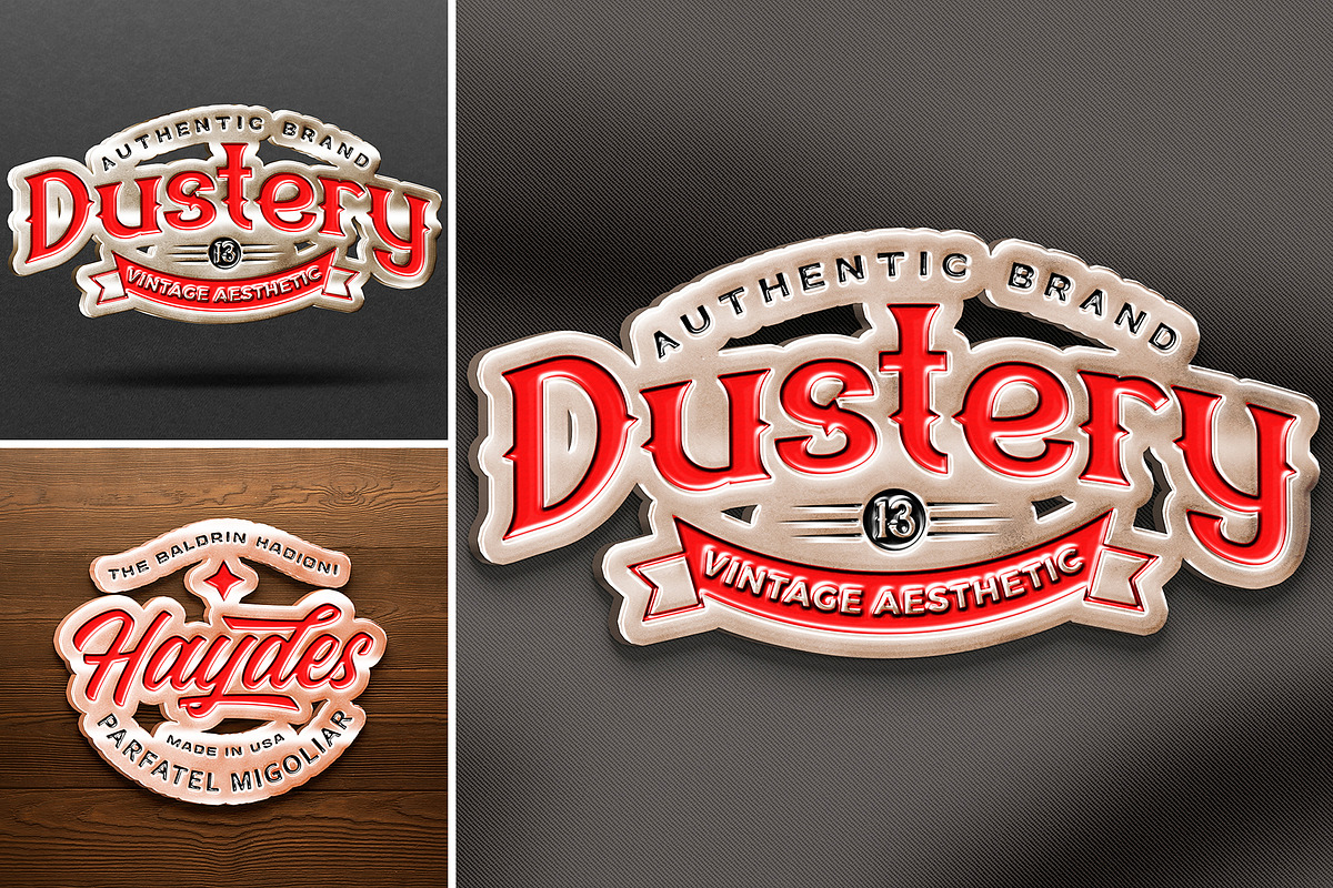 Metal Pin – Text and Logo Mockup, a Product Mockup by PixelVoyager (Photo 1 of 5)