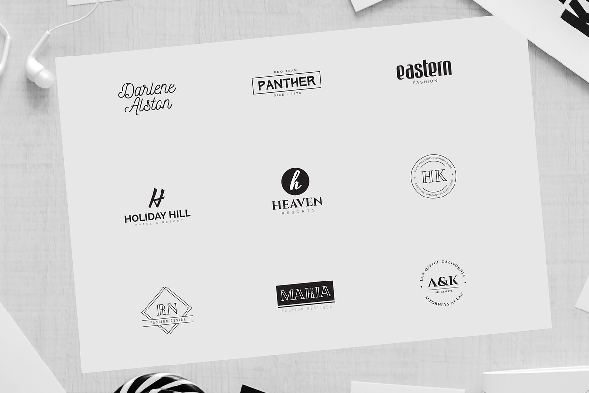 520 Premade Logo Bundle + Bonus, a Branding & Logo Template by XpertgraphicD (Photo 21 of 76)