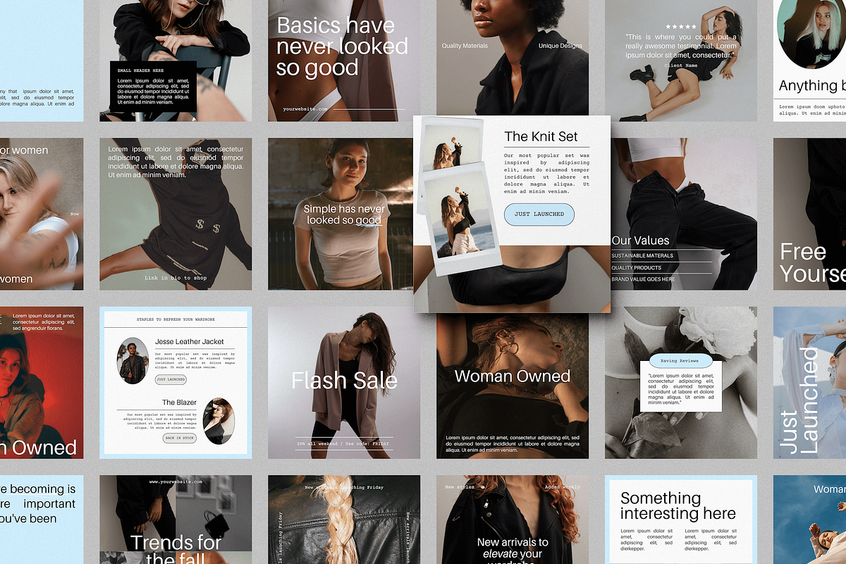 Minimal Social Media Templates, a Social Media Template by Brand & Bloom (Photo 4 of 8)