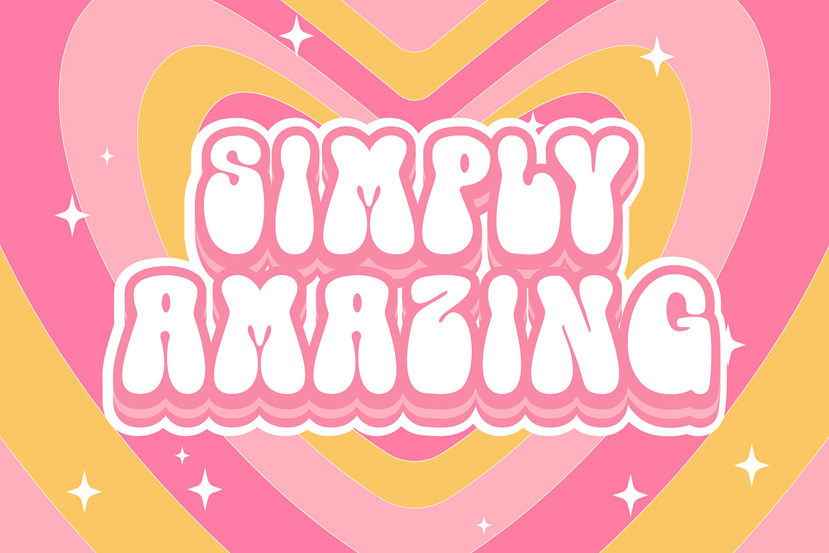 Lovely Groovy - Groovy Font, a Slab Serif Font by Densu Creative (Photo 6 of 7)