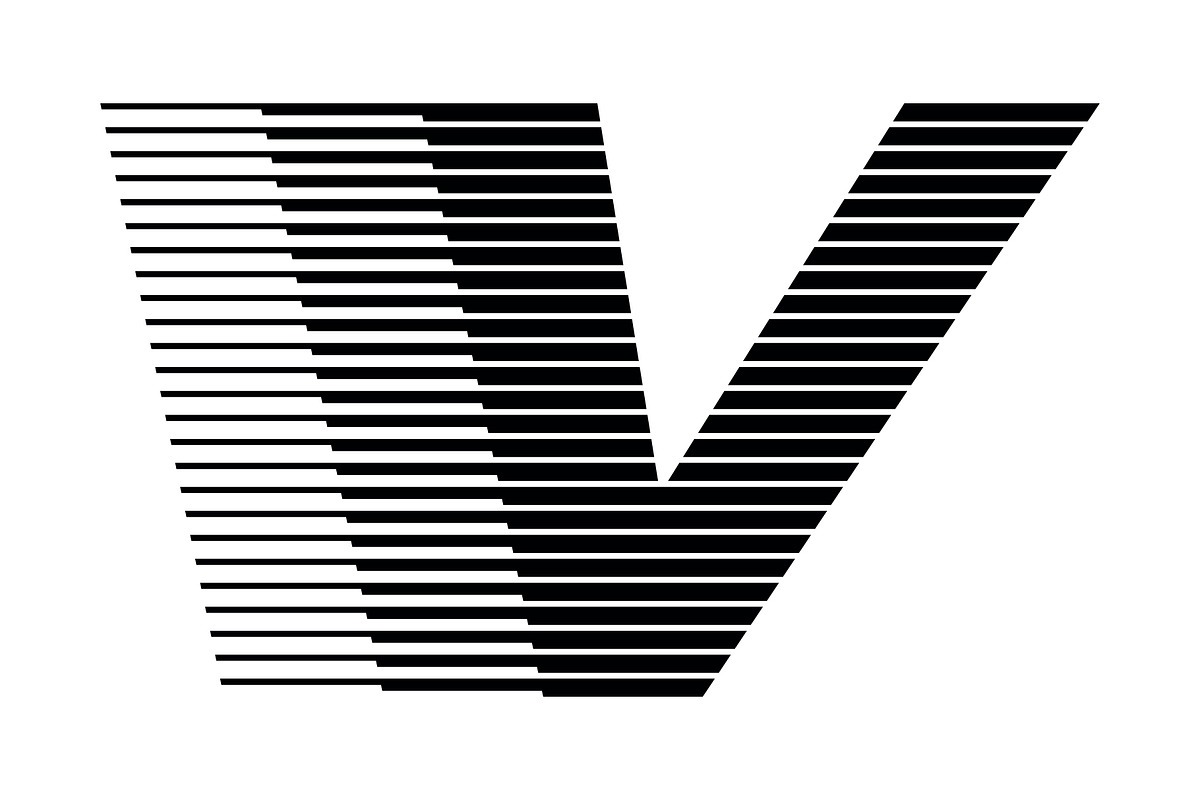 Letter V speed motion lines logo, a Branding & Logo Template by Leksono (Photo 1 of 2)