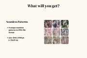 Wisteria Floral Set of 9 Patterns, a Pattern Graphic by Ninterints (Thumbnail 2 of 13)