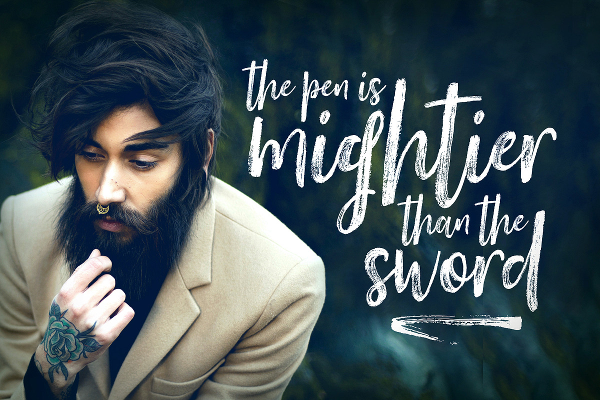 Spoodbrush - Font Duo preview 7