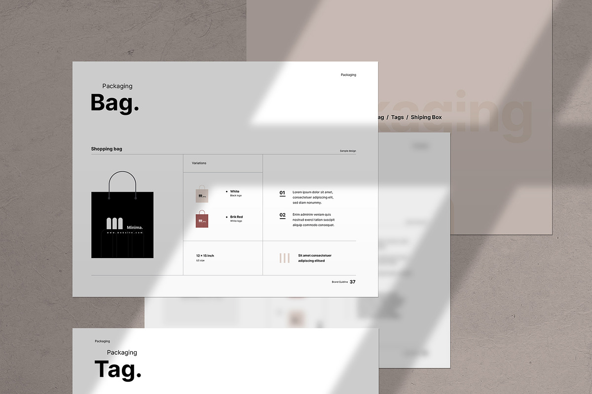 Minimal Brand Guideline, a Brochure Template by Studio Elevate (Photo 17 of 21)