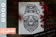 Christmas Mandala Bundle SVG Files, an Illustration by illuztrate (Thumbnail 7 of 12)