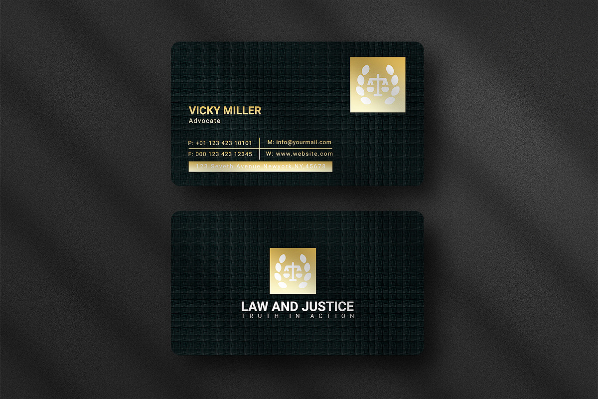 Business card Template & 3 Mock-up, a Business Card Template by Smashing_Studio (Photo 2 of 10)