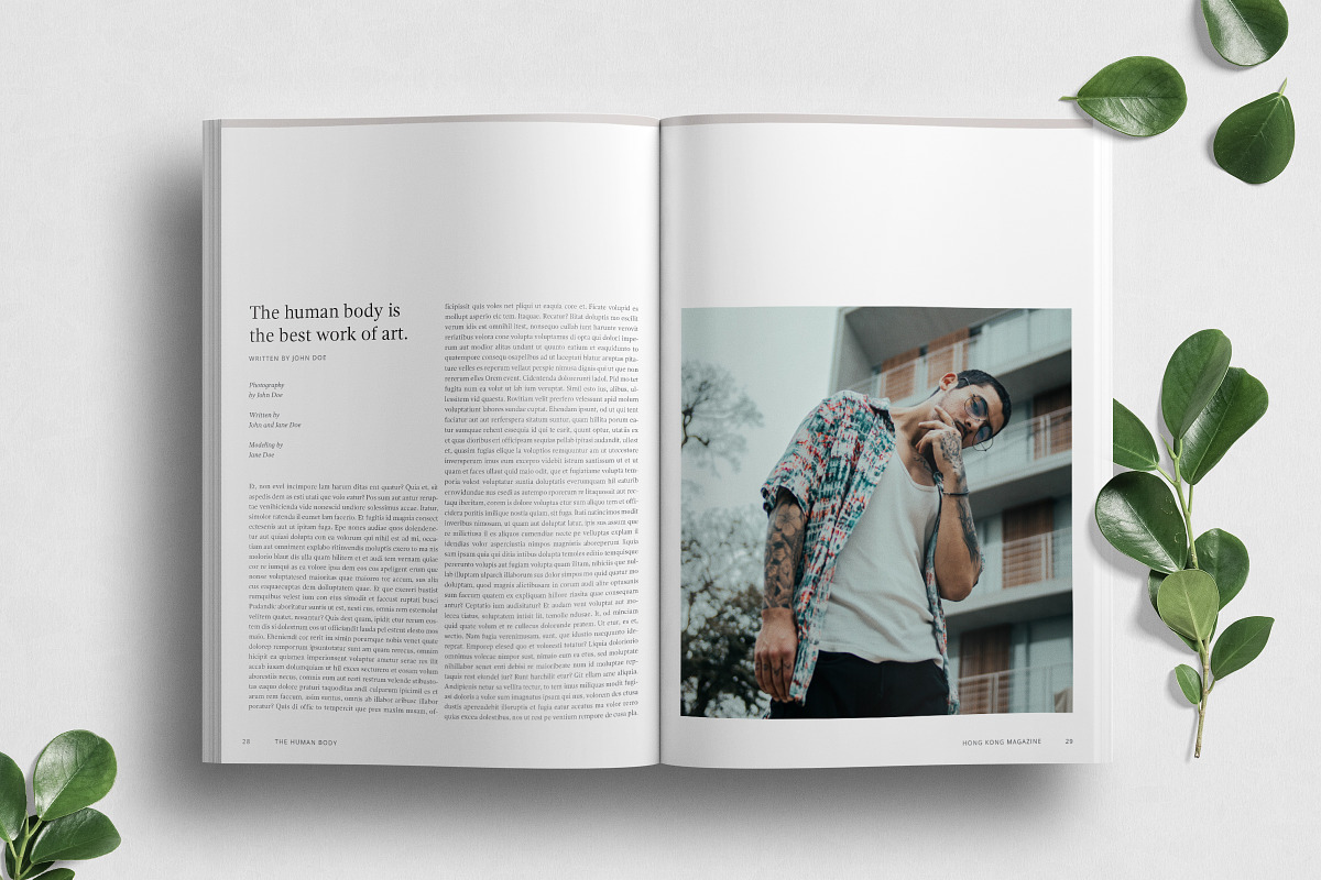 Magazine & Brochure Bundle, a Magazine Template by Ruben Stom (Photo 5 of 39)