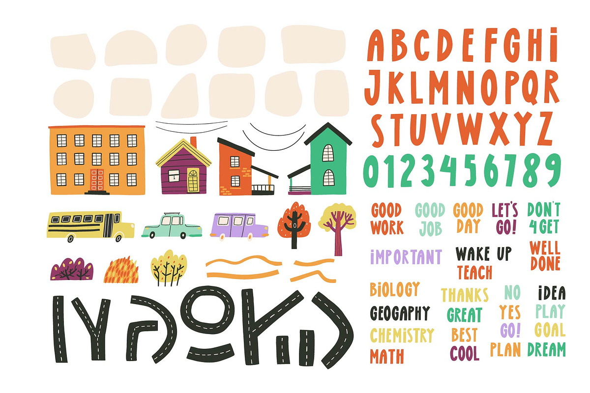 BACK TO SCHOOL: clipart and stickers, an Education Illustration by Elliko shop (Photo 4 of 14)