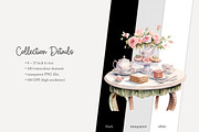 100 afternoon tea clip art, a Food Illustration by Poppy Lane Studio (Thumbnail 13 of 13)