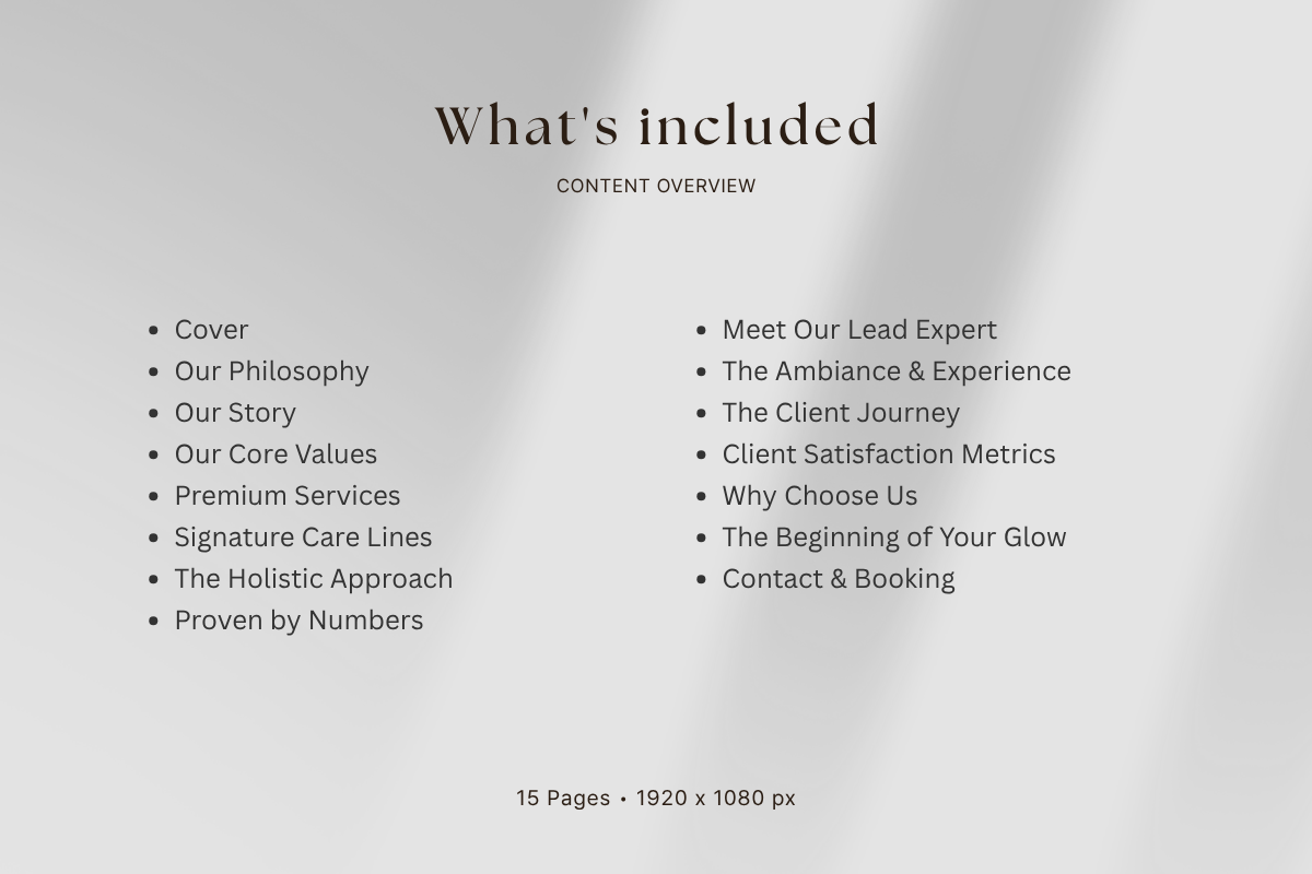 Minimal Beauty Wellness Presentation, a Presentation Template by batang (Photo 3 of 4)