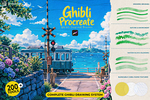 Ghibli-Inspired Procreate Brushes