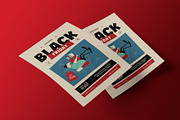 Black Friday Flyer Mid Century Theme, a Flyer Template by Neermana (Thumbnail 3 of 4)
