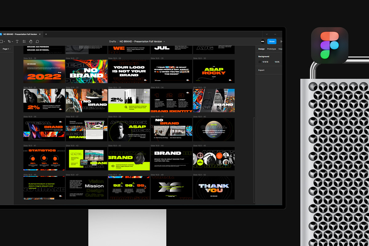 NO BRAND - Creative Presentation v2, a Presentation Template by MNML Agency (Photo 2 of 24)