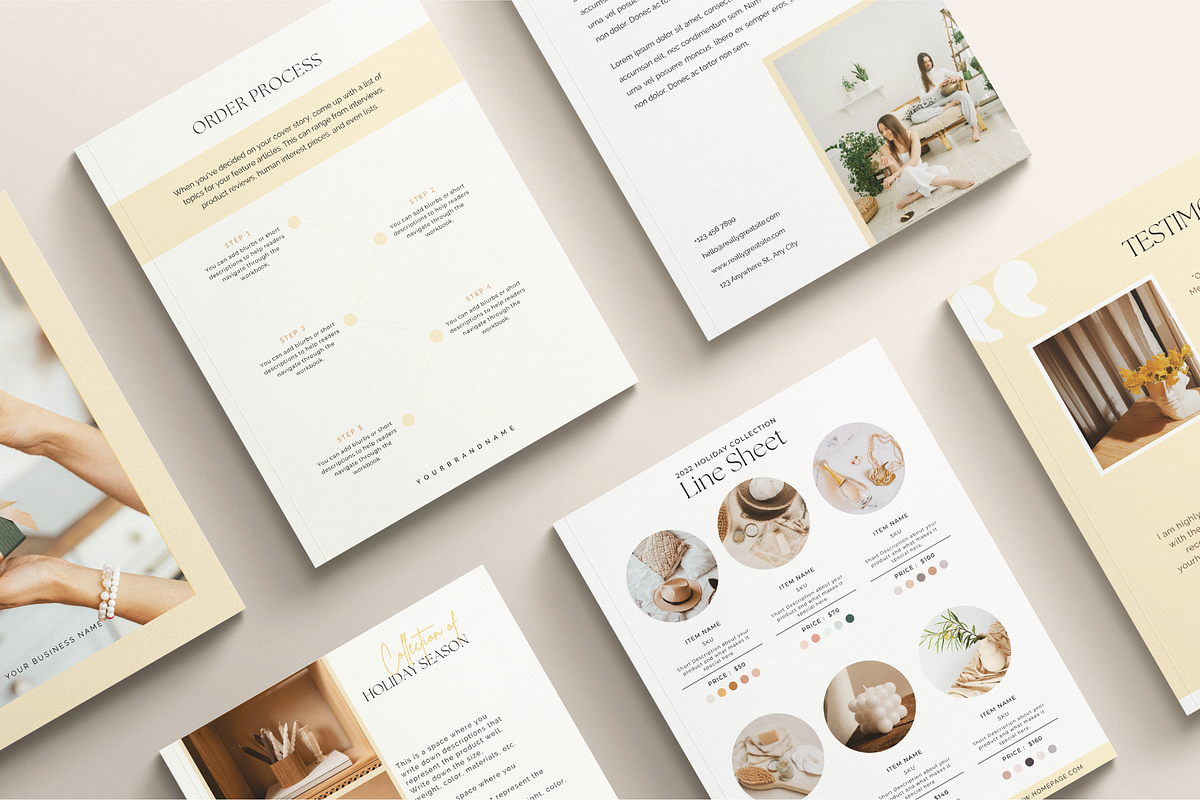 Holiday Gift Guide Canva Template, a Magazine Template by Hellohastore (Photo 5 of 10)